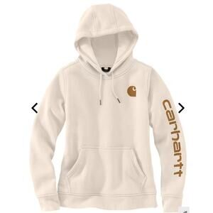 Carhartt Relaxed Fit Midweight Logo Sleeve Sweatshirt Women's Sz Xs